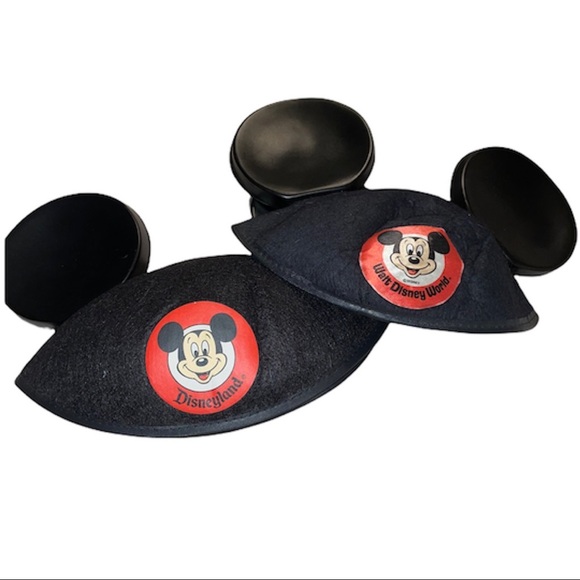 Disney Other - Vintage Disney Mickey Mouse Ears 1960s Youth Adult Hat Personalized Embroidered